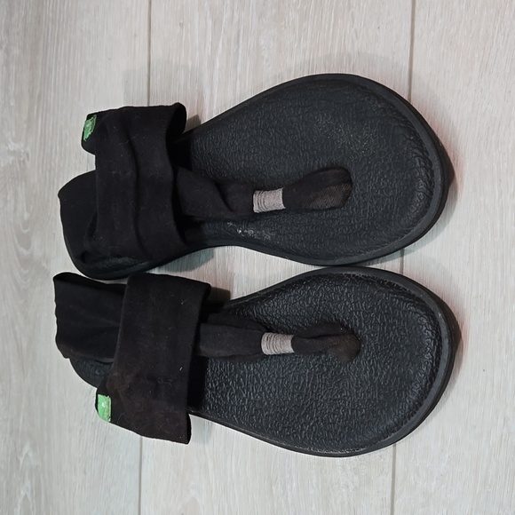 Sanuk Women Yoga Mat Slip on shoes sz 8 Sandals - Picture 4 of 10